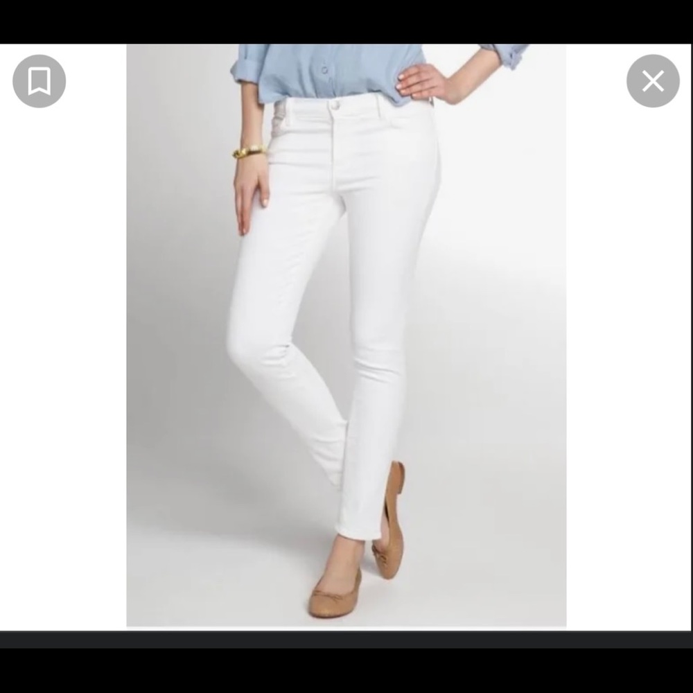 JBrand white skinny jeans